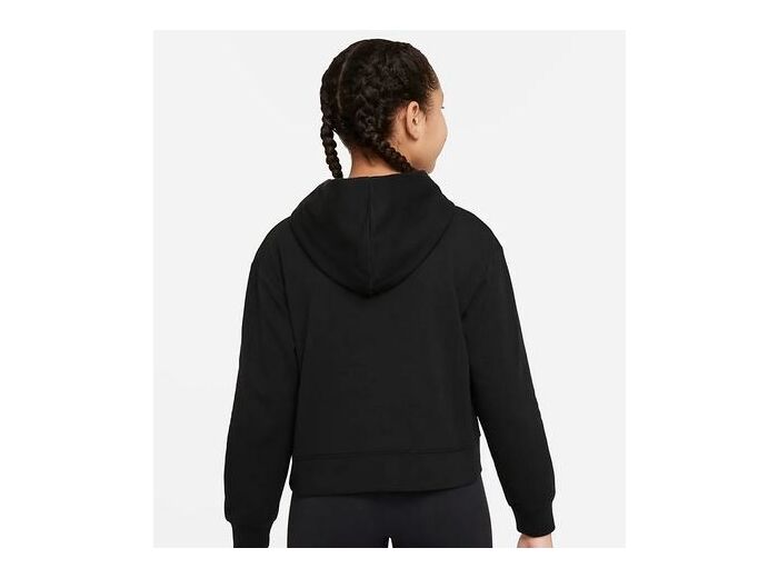 Sweat à Capuche Jordan Fille Essential Fleece-Black