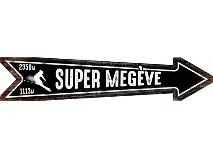 Flèche bois "super Megève"