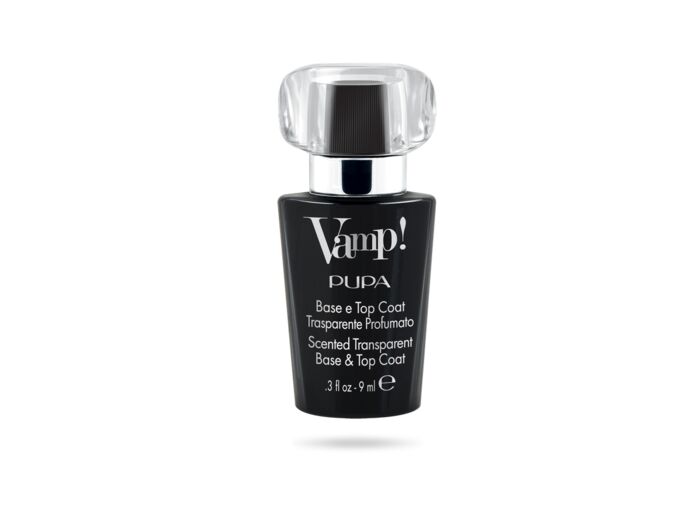 Vamp! Base Et Top Coat Transparent Et Parfumé Base Et Top Coat Transparent Et Parfumé, Fragrance Noire. 9 Ml