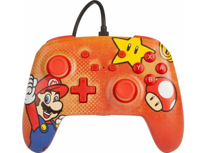 Manette Switch super Mario filaire