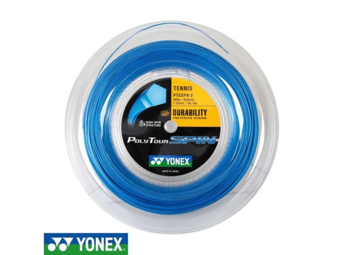 BOBINE YONEX PolyTour SPIN DURABILITY 200m Cobalt Blue