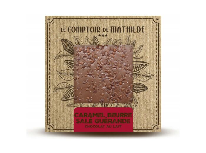 Tablette Caramel Beurre salé & Fleur de sel de Guérande - Chocolat...