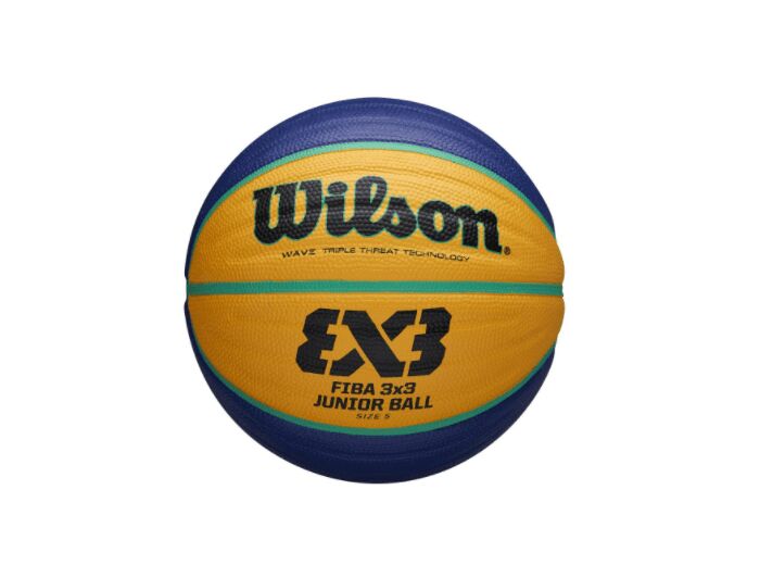 BALLON WILSON FIBA 3X3 JUNIOR T5 YELLOW BLUE
