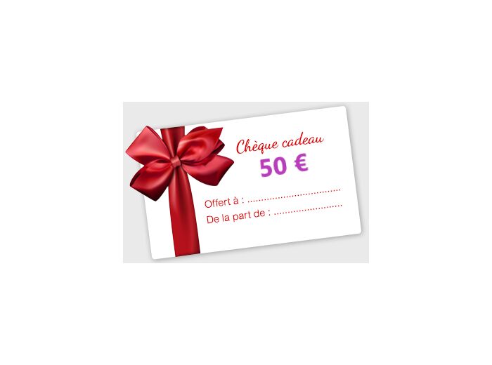 Cheque Cadeau - 50€