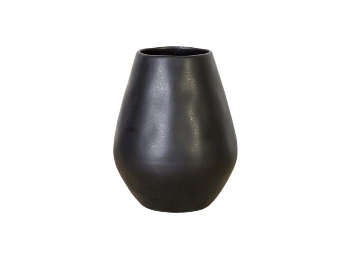 Bulbe vase Sable noir 25 cm