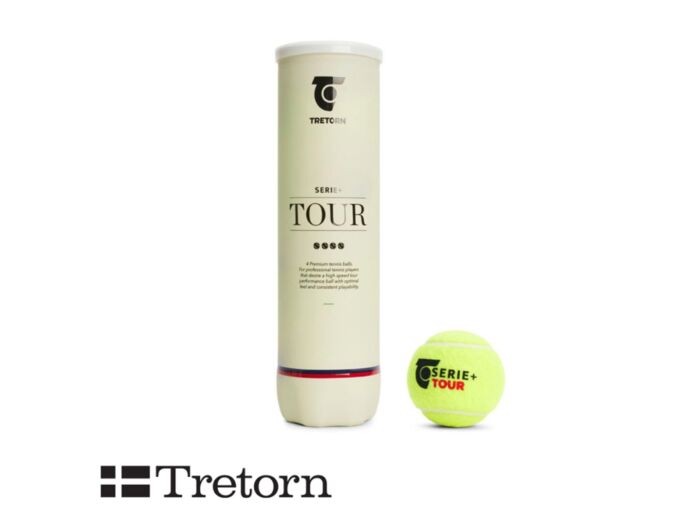 TRETORN SERIE + TOUR TUBE 4 Balles