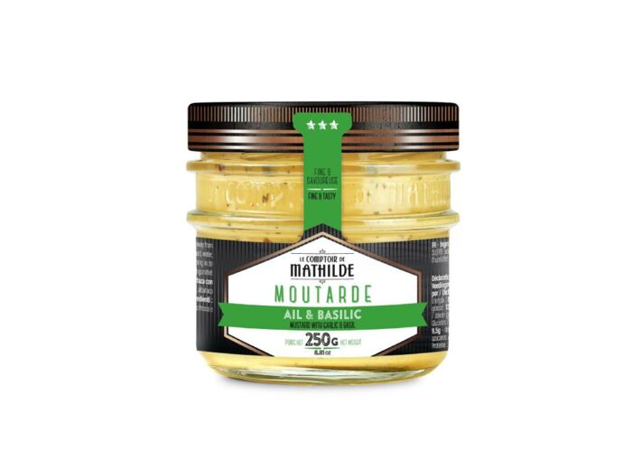 Moutarde Ail & Basilic 250G