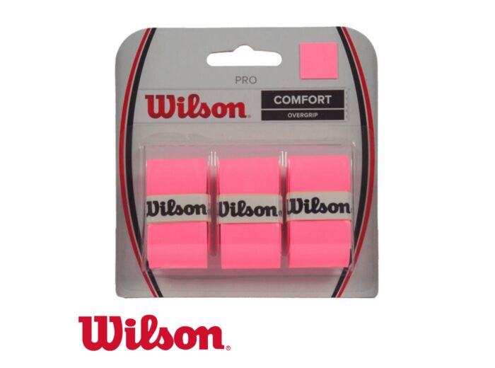 WILSON COMFORT OVERGRIP Pink 3p