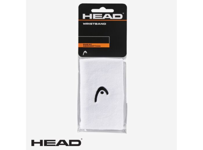 HEAD POIGNET ÉPONGE 5‘’ White