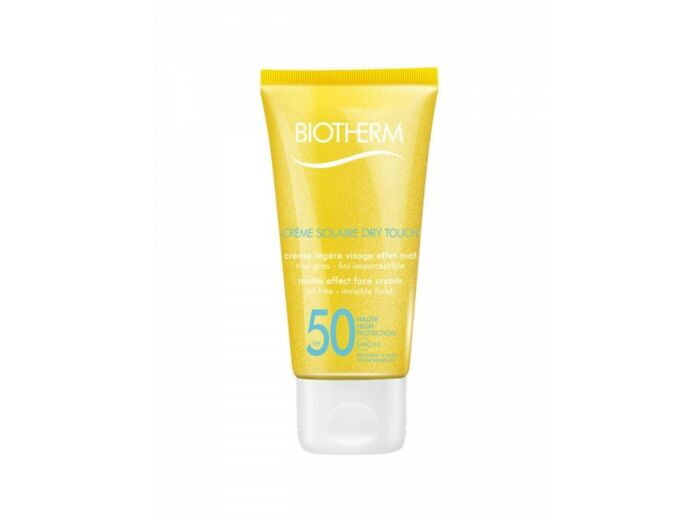 Biotherm Crème Solaire Dry Touch SPF 50 50 ml crème solaire légère visage effet mat - SPF 50