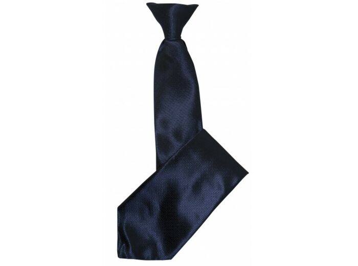 Cravate noire à clip