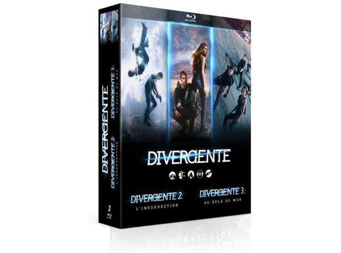 Divergente-Coffret : Cinq destins, Un Seul Choix + L'insurrection + Au-delà du Mur [Blu-Ray]
