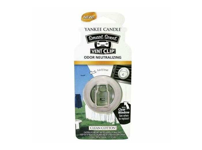 Yankee Candle Car Jar Ultimate Fluffy Towels - Désodorisant pour voiture  Serviettes moelleuses