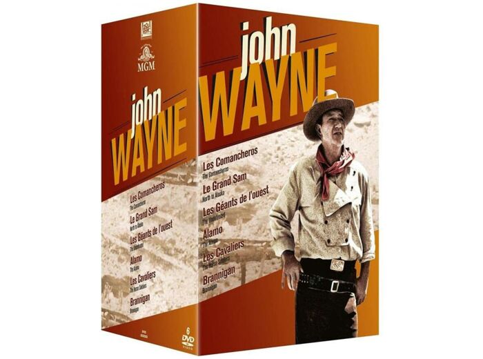John Wayne : 6 Films : Comancheros + Le Grand Sam + Les géants de l'Ouest + Alamo + Les Cavaliers + Brannigan
