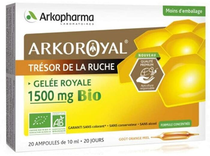 lot x 2 - Arkopharma Arko Royal Gelée Royale 1500 Mg Bio