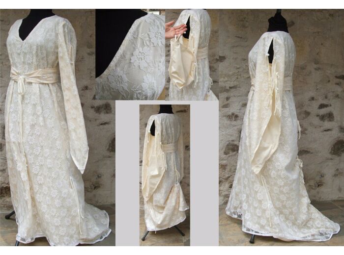 Robe de mariée médiévale