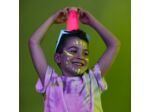 Bouteille sensorielle Float Rose fluorescente - Petit Boum