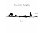 La Haie Champêtre - 55x10cm