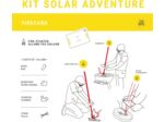 SOLAR BROTHER — Adventure Kit — Feu et pyrograveur Solaire — Code Morse — Allume-feu FIRECARD + Miroir SREFLECT + Pochette de Protection Jaune