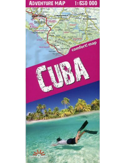 CUBA 1/650.000 (ANG) (CARTE D'AVENTURE)