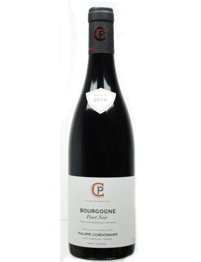 Pinot Noir Domaine Philippe Cordonnier Bouteille 75 Cl