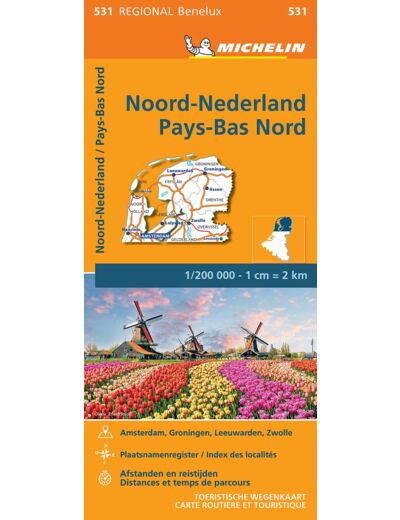 CARTE REGIONALE EUROPE - CARTE REGIONALE NOORD-NEDERLAND / PAYS-BAS NORD