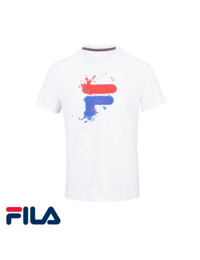 FILA T-SHIRT NEVIO White Red