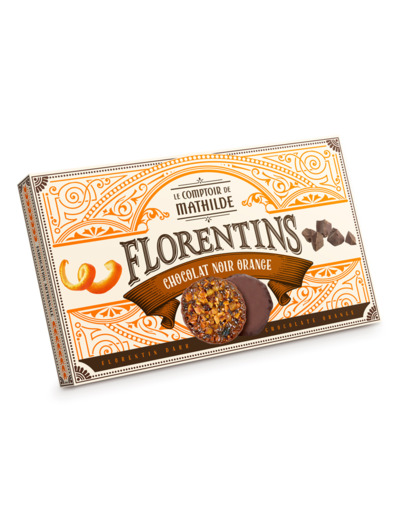 Florentin Chocolat Noir et Orange 100G