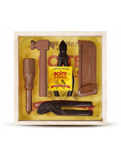 Coffret Boîte à outils - Chocolats noir et lait