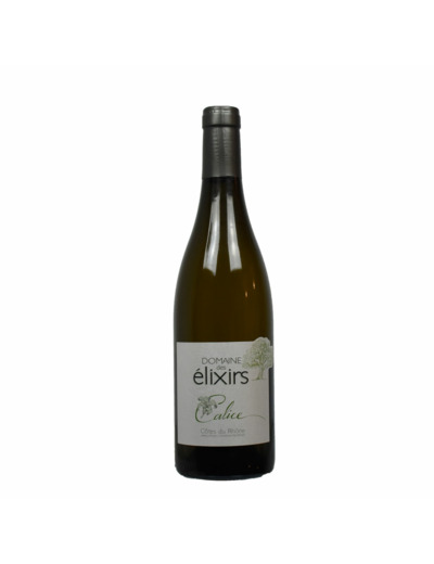 Côte du Rhône blanc Calice domaine des Elixirs bio  2019