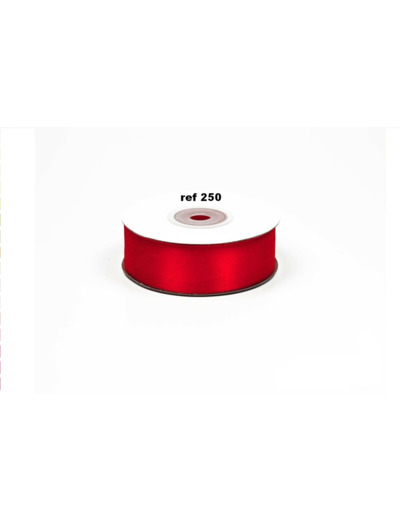 Ruban satin rouge 250 largeur 25 mm