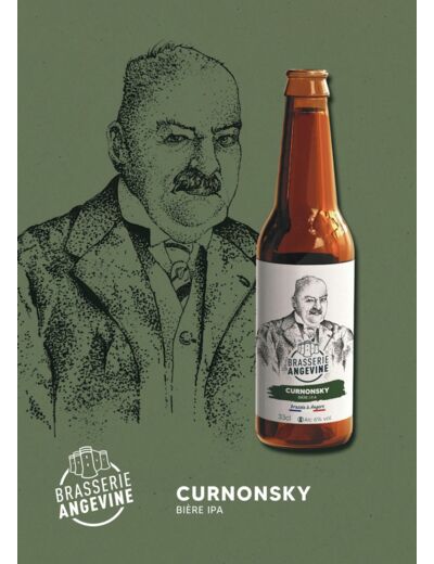 Bière IPA Curnonsky brasserie Angevine 33 cl