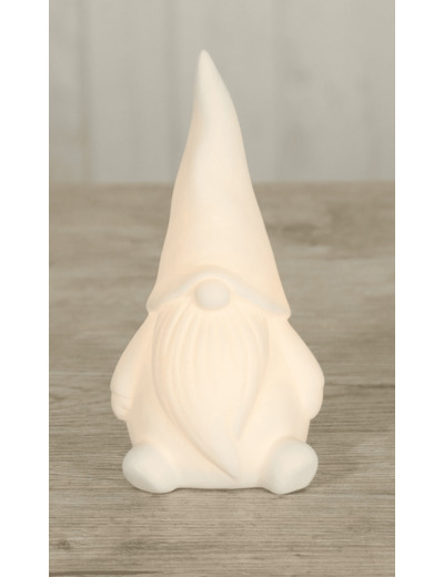 Gnome en porcelaine lumineux