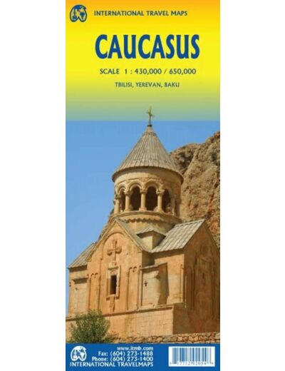 CAUCASUS 1:430 000/1 650 000