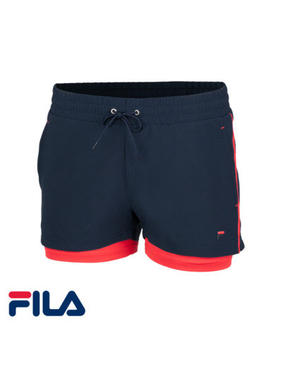 FILA SHORTS EVIE Navy / Red