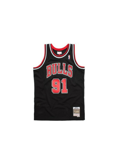 MITCHELL & NESS RETRO CHICAGO BULLS DENNIS RODMAN #91 BLACK