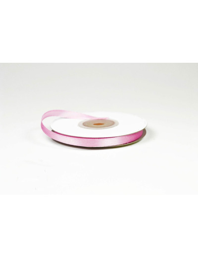 Ruban satin rose 148 Largeur 6 mm