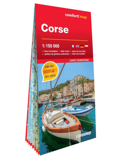 CORSE 1/150.000 (CARTE GRAND FORMAT LAMINEE)