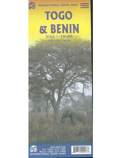 TOGO AND BENIN 1:530 000