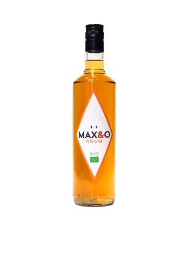 Rhum brun Bio vieilli en fût de Cognac Max&O 70 cl