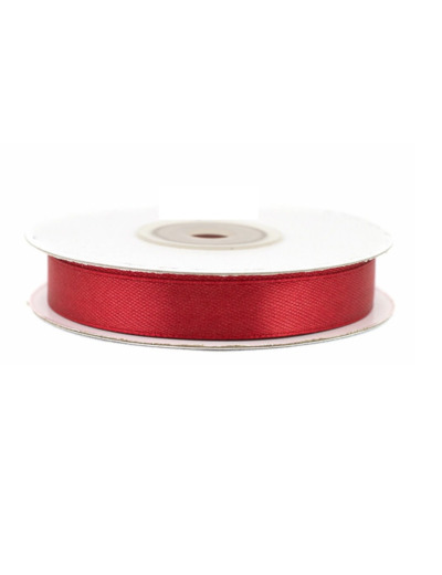 Ruban satin rouge pourpre 260 largeur 12 mm