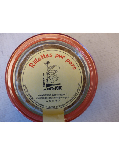 Rillettes pur porc (180g)