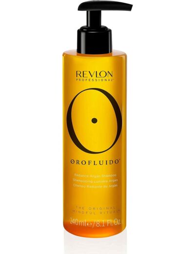Revlon Professional Orofluido Original, Shampoing à l'Huile d'Argan Bio (240 ml), Soin Cheveux, pour Cheveux Secs et Abîmés 240 ml (Lot de 1)