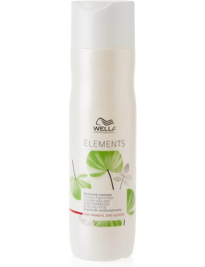 Wella Professionals Elements Shampoing hydratant sans sulfate pour tous types de cheveux 250ml