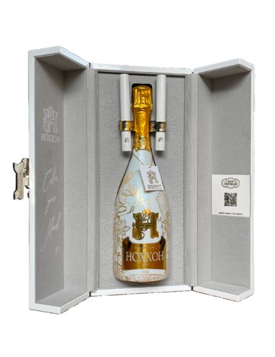 Champagne Hoxxoh Gold Blanc De Blanc Prestige Box Bouteille Lumineuse 75 cl