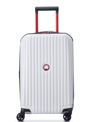 Securitime Zip - Valise Cabine Blanche 55cm Extensible