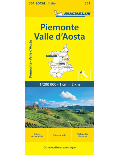 CARTE DEPARTEMENTALE PIEMONTE, VALLE D'AOSTA