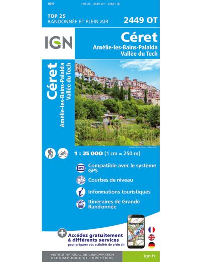 2449OT CERET AMELIE LES BAINS PALALDA VALLEE DU TECH