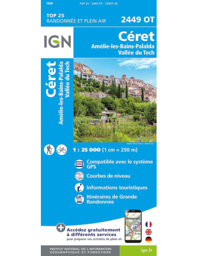 2449OT CERET AMELIE LES BAINS PALALDA VALLEE DU TECH