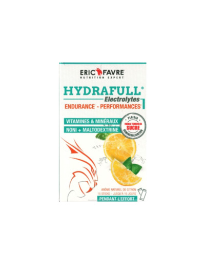 ERIC FAVRE HYDRAFULL ELECTROLYTES 15 STICKS